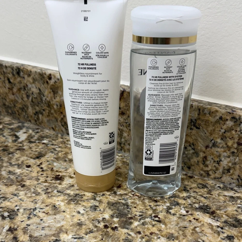 Pantene Pro-V Sheer Volume Shampoo - Purple/White